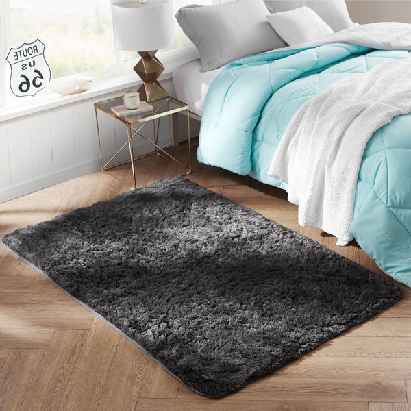Byourbed Plush Charcoal Gray Area Rug & Reviews Wayfair